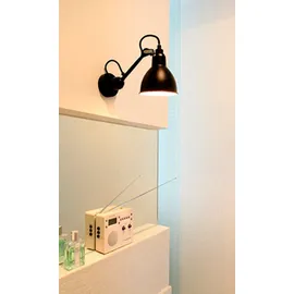 Lampe Gras 304 Wandleuchte schwarz, schwarz