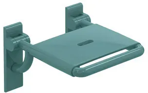 HEWI Serie 477/801 Klappsitz - aquablau