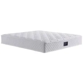 V6 Boxspringbett Modell 211 mit Taschenfederkernmatratze - Beige)