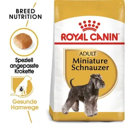 ROYAL CANIN Miniature Schnauzer Adult Hundefutter trocken für Zwergschnauzer 7.5 kg