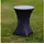 Baumarktplus Stehtischhusse Stretch anthrazit Partytisch Bistrotisch 80cm