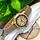 Holzwerk Germany Holzwerk CLARA BROWN kleine Damen Holz Uhr mit Leder Armband, braun, beige