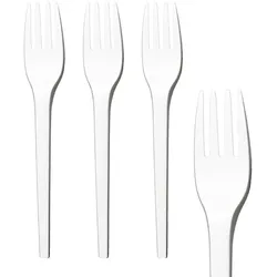 150x BIO Gabeln aus CPLA wiederverwendbar weiß 16.3cm
