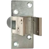 DICTATOR Dictator, Pendeltürbeschlag, Feststell. 90°, Ts 19 - Messing vernickelt | 19-24 mm, Messing Beschlag für Schwingtür