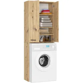 Akord Waschmaschinenschrank 30 x 64 x 180 cm Bronze