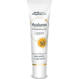 Medipharma Cosmetics Hyaluron Sonnenpflege Lippenbalsam LSF 50+, 7 ml