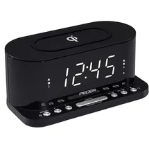 PEDEA Radiowecker schwarz