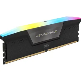 Corsair Vengeance RGB DDR5 RAM 32GB (1x32GB) 5200MHz CL40-40-40-77 1.25V AMD Expo Intel XMP 3.0 Desktop-Computer-Speicher – Grau (CMH32GX5M1B5200Z40)