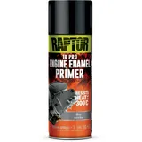 U-POL RAPTOR Engine Enamel | Motorlack | 1K Spraydose | Hitzebeständig bis 300°C | Motorblöcke & Motorraum | Schutz vor Hitze, Öl & Fahrzeugflüssigkeiten (primer grey/grau - 355ml)