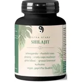 Shilajit Kapseln mit Ashwagandha, Rhodiola Rosea - Rosenwurz, Ginseng, Cordyceps Mushroom, Ginkgo Biloba, Große Brennnesselwurzel, Kurkuma, 120 Stück, vegan