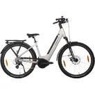 E-Bike SAXONETTE "SAXONETTE Trekkingrad Deluxe SUV easy (Wave)" Gr. 45, schwarz (silber, schwarz), Elektrofahrräder, 45cm, 27,5 Zoll (69,85cm), (mit integr. Akku), Elektrofahrrad für Damen u. Herren, Topseller