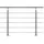 DOLLE Geländerset Edelstahl 150 cm Bodenmontage