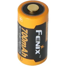 Ansmann CR123 A Li-Ion Akku 16340, 3,6-3,7V, min.700mAh, typisch 760mAh, 35x16mm Kapazität