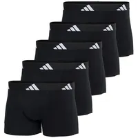 adidas Trunks Active Flex Cotton schwarz/weiß S 5er Pack