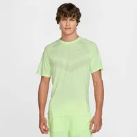 Nike dri fit adv stride kurzarm trikot gelb herren