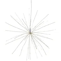 Star Trading LED Hängeleuchte Firework 45 cm Silber