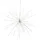 Star Trading LED Hängeleuchte Firework 45 cm Silber