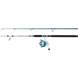 Mitchell Neuron SW II Bootsangel- und Rollen-Kombination | Salzwasser-Bootsangel-Set | 1+1-Lager-Rolle | Graphitkörper | Vorbespult und fischfertig | 6000 | 2,10 m | 100–300 g