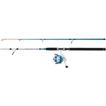 Mitchell Neuron SW II Bootsangel- und Rollen-Kombination | Salzwasser-Bootsangel-Set | 1+1-Lager-Rolle | Graphitkörper | Vorbespult und fischfertig | 6000 | 2,10 m | 100–300 g