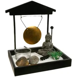 Atmosphera - Dekorativer Zen-Garten Tori 15x12x15,8 cm
