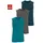 H.I.S. H.I.S Muscleshirt, Unterziehshirt, Unterhemd für Herren (3er-Pack) unifarben, Rundhalsausschnitt, aus Baumwolle bunt|grau 4/S