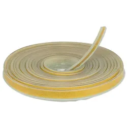 Dichtlippe aus Silikon - Länge 5 m - mit selbstklebender Beschichtung für Bodenplatten aus Glas - 7747009942