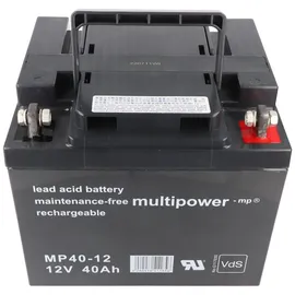 Multipower MP40-12 12V 40Ah Bleiakku AGM Blei Gel Akku