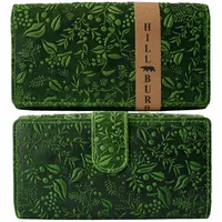 Hill Burry | Geldbörse Geldbeutel Geldtasche | Damen Frauen Portemonnaie Leder