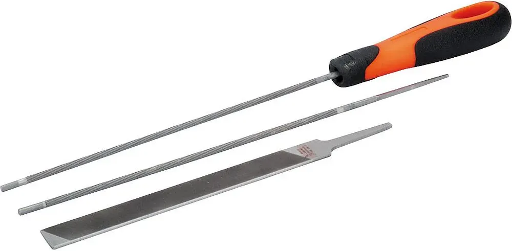 Kettensägen-Feilen-Set BAHCO 168-COMBI-4.0, 200mm lang D: 4,0mm, für Sägeketten 3/8'' RG