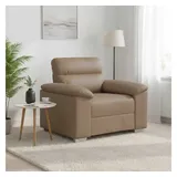 vidaXL Sessel 60 x 84 x 81 cm Kunstleder Braun