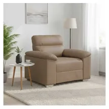 vidaXL Sessel 60 x 84 x 81 cm Kunstleder Braun