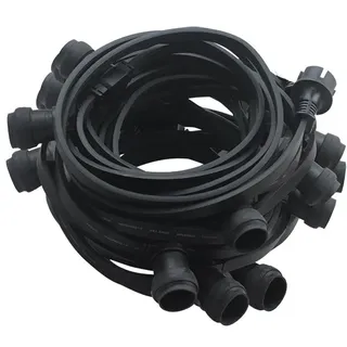 LEDmaxx Illu-Lichterkette 20 x E27/max. 100W Länge 10m