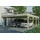 SKANHOLZ Carport Grunewald 6,22 x 7,96 m unbehandelt mit Aluminiumdach