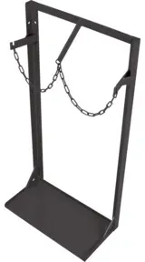 Cordes Stahlflaschenständer für 2 Flaschen 40-50 Ltr. RAL 7016