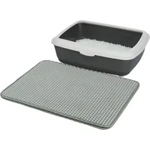 Trixie Sieb-Vorleger für Katzentoiletten Eva 35 cm × 45 cm Grau