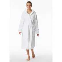 SCHIESSER Bademantel Damen Essentials Weiß L