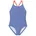 Bade-Anzug Schwimmen bauchweg blau 92