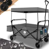 MIWEBA Bollerwagen MB-10 grau Transporttasche