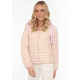 Zwillingsherz Steppjacke "Love" in beige, - M