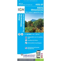 IGN Frankreich 4352OT Aléria Ghisonacci Parc National de Corse (TOP 25)