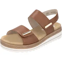 REMONTE Damen D0Q59 Riemchensandalen, Braun, 38 EU