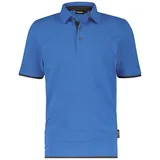 DASSY Poloshirt, AZURBLAU/ANTHRAZITGRAU, Gr. XS