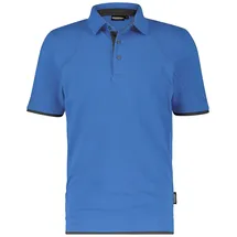 DASSY Poloshirt, AZURBLAU/ANTHRAZITGRAU, Gr. XS