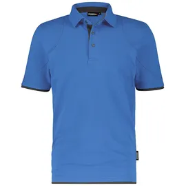 DASSY Poloshirt, AZURBLAU/ANTHRAZITGRAU, Gr. XS