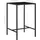 vidaXL Garten-Bartisch 70 x 70 x 110 cm schwarz