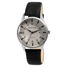 Excellanc Herrenuhr Kunstleder 40 mm 2900268