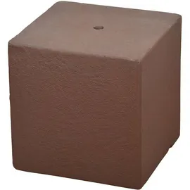 HEISSNER Wasserspiel Sockel Cube Terrakotta