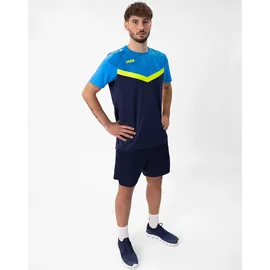 Jako T-Shirt Iconic marine/jako blau/neongelb 152