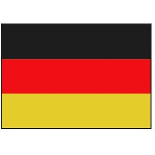 Flagge 577944 (Deutschland, 45 x 30 cm, Spunpolyester)