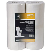 Otto Office Premium Papierküchenrolle (2-St), Vlies-Qaulität, 1-lagig, weiß, 90 Blatt/Rolle weiß
